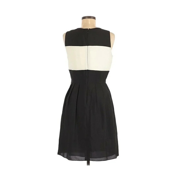 J. Taylor ColorBlock Sleeveless Pleated Dress NEW - Picture 2 of 6